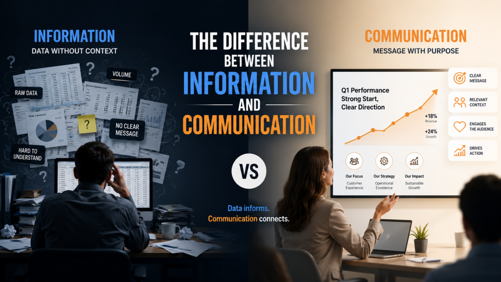 The Difference Between Information and Communication